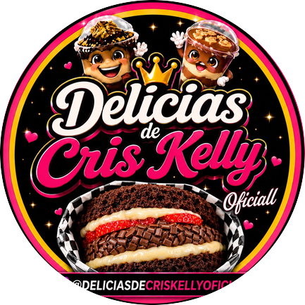 Logo Delícias de Cris Kelly